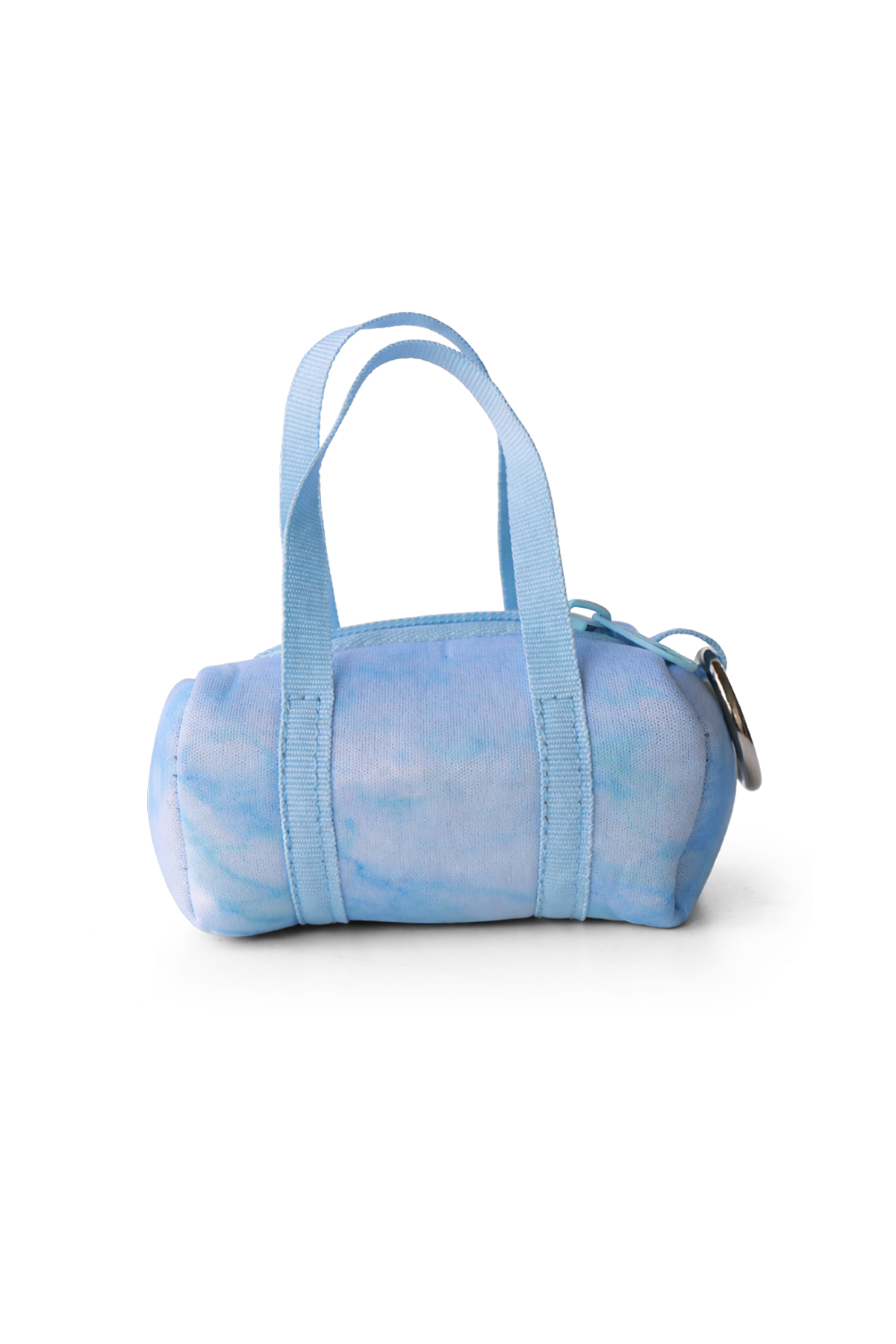 Marble Print Mini Duffle Bag Charm