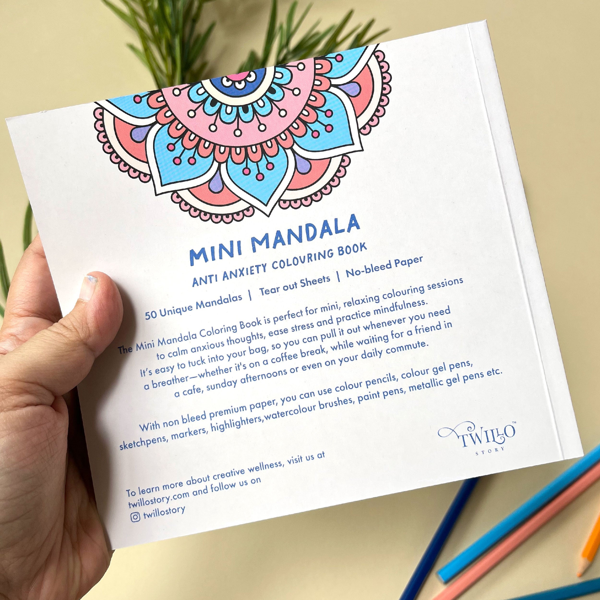 Mini Mandala Coloring Book