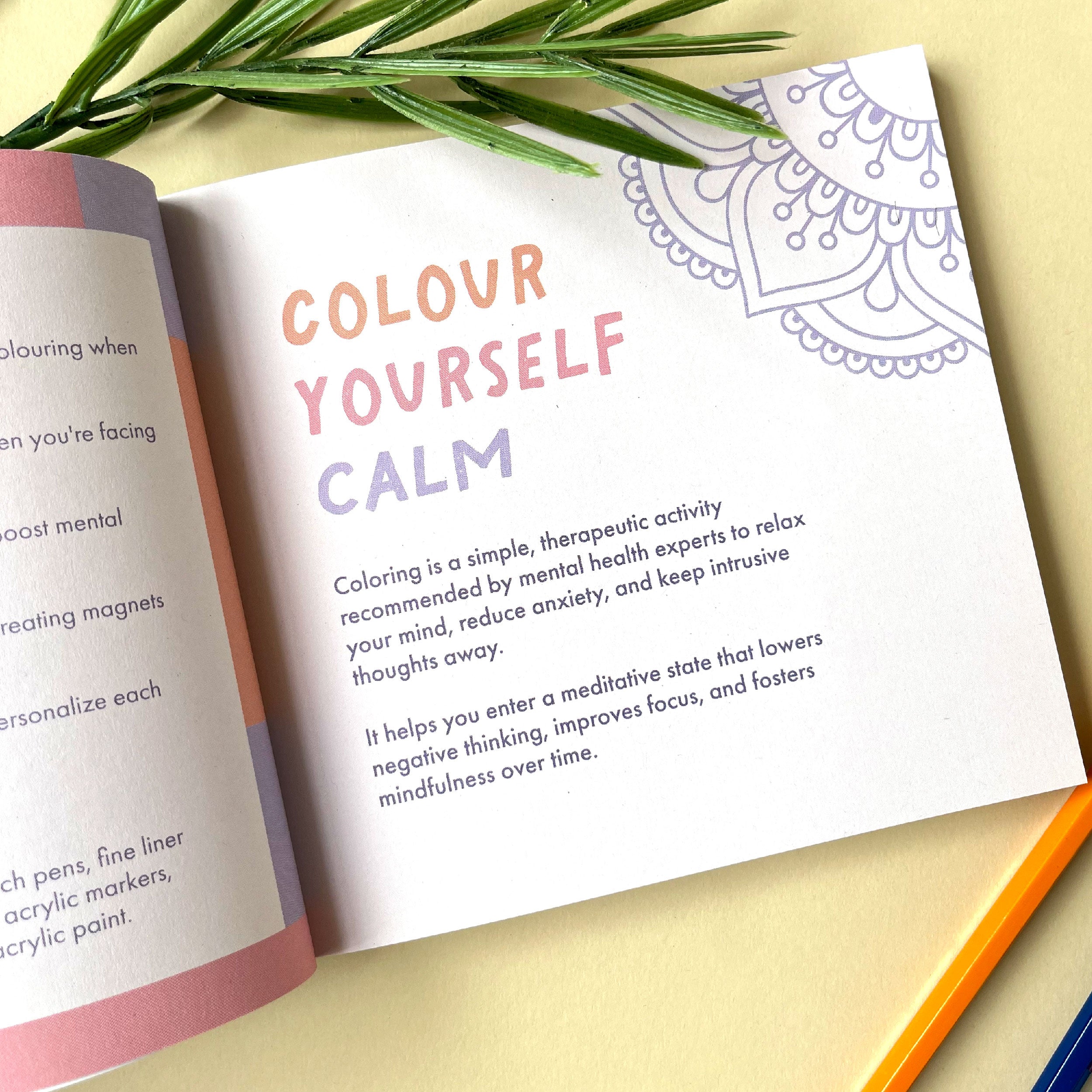 Mini Mandala Coloring Book