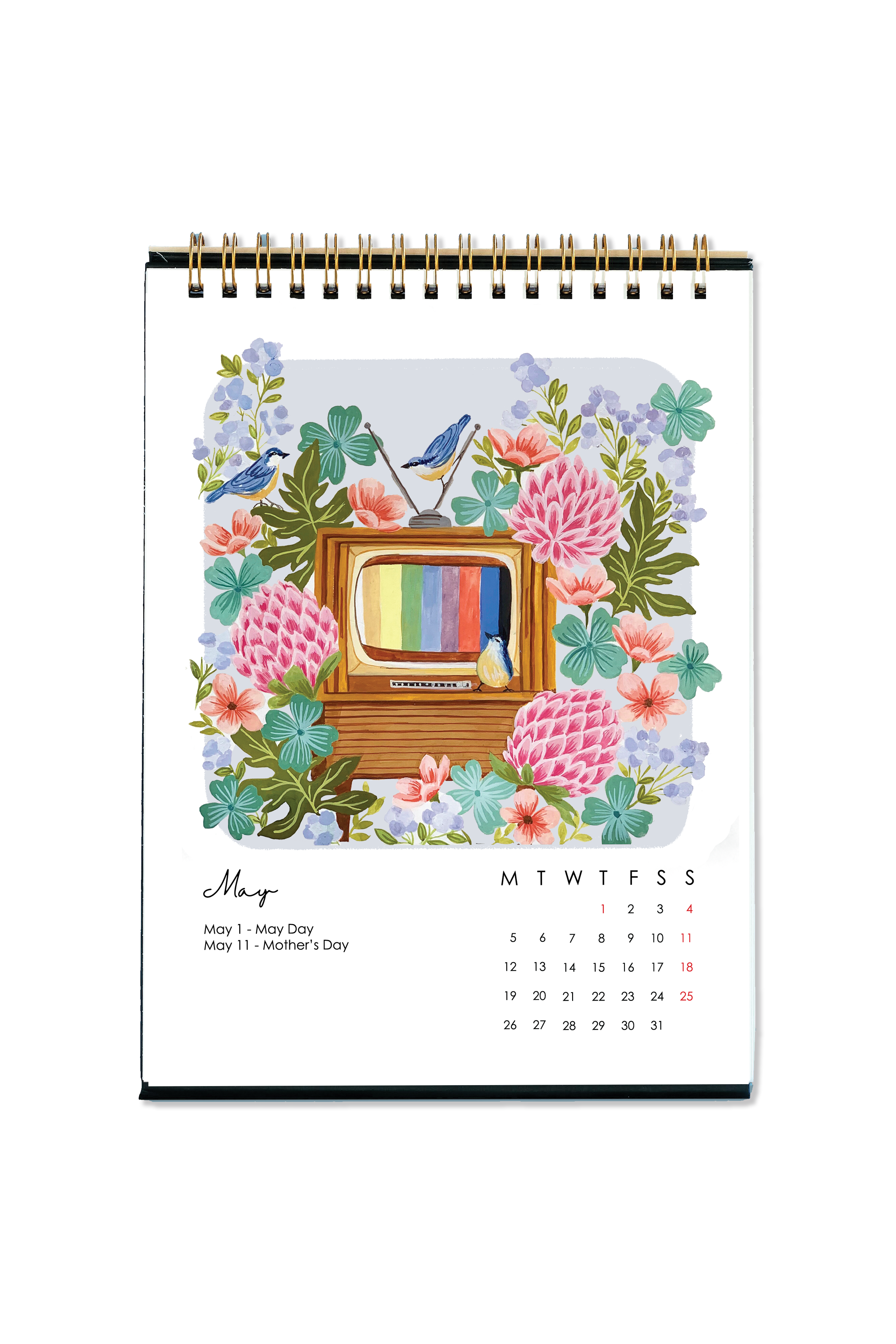 2025 Botanical Stories Desk Calendar