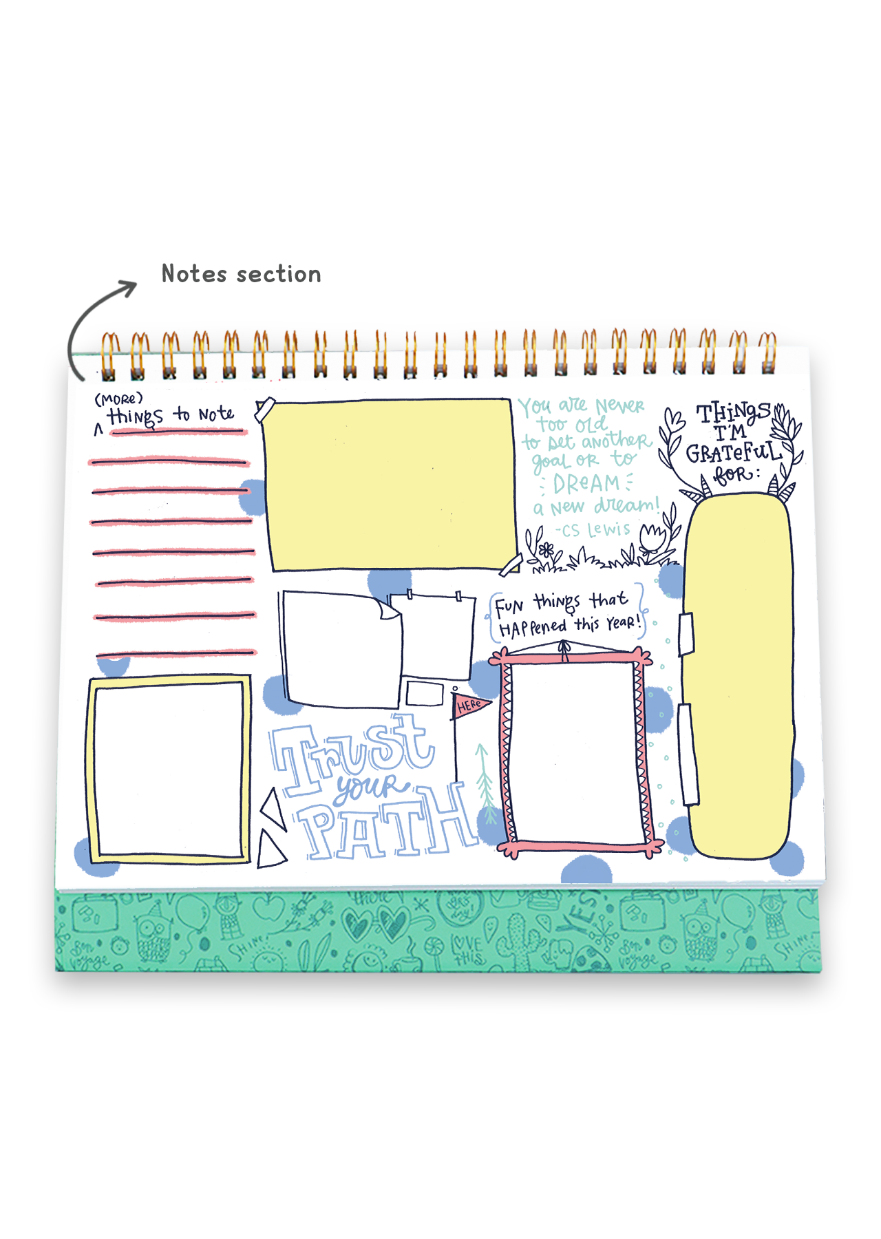 2025 Calendoodler Desk Calendar