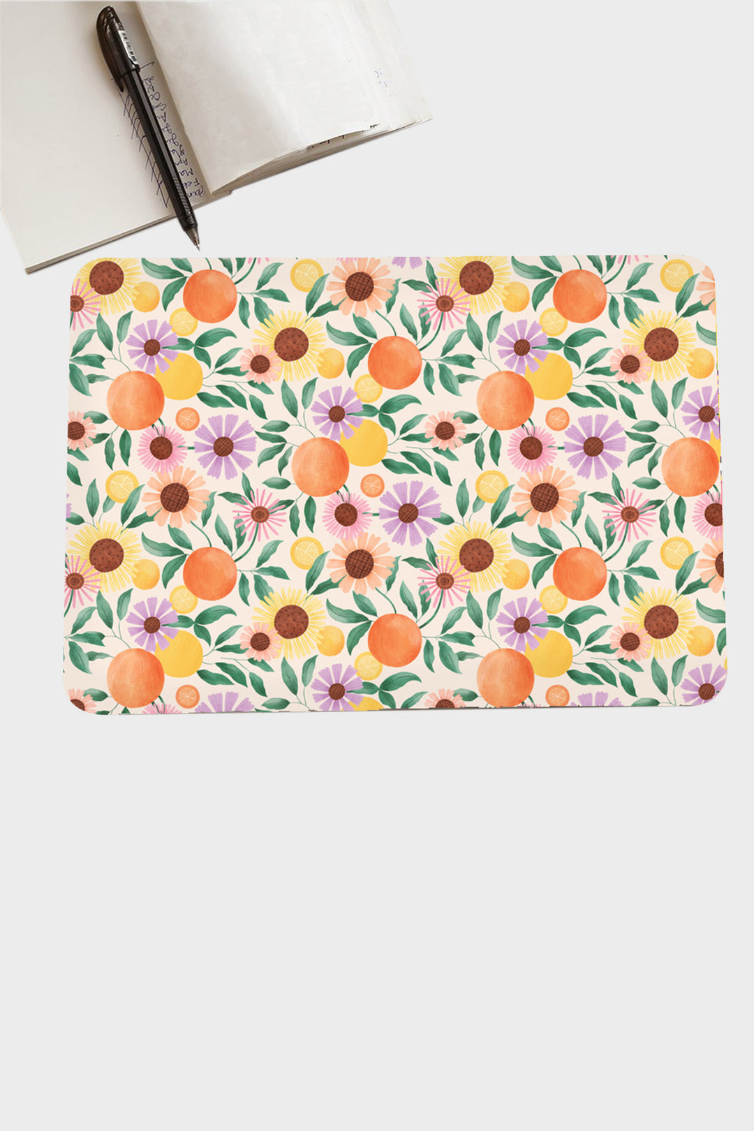 Orange Garden (Beige) Laptop Skin