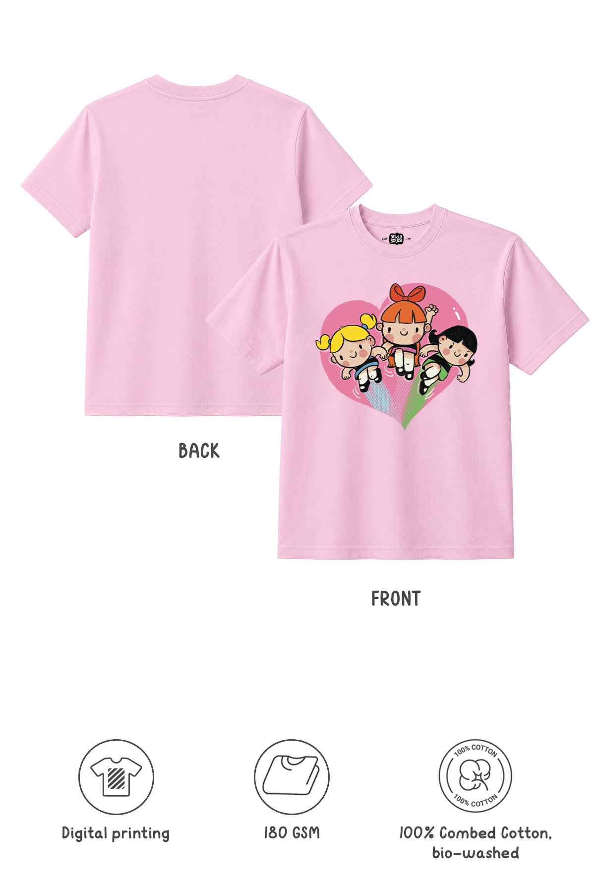 Power Puff Girls Unisex T-shirt - For Adults