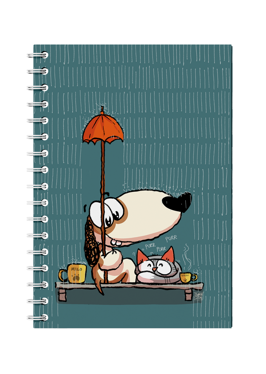 Rainy Companions Notebook
