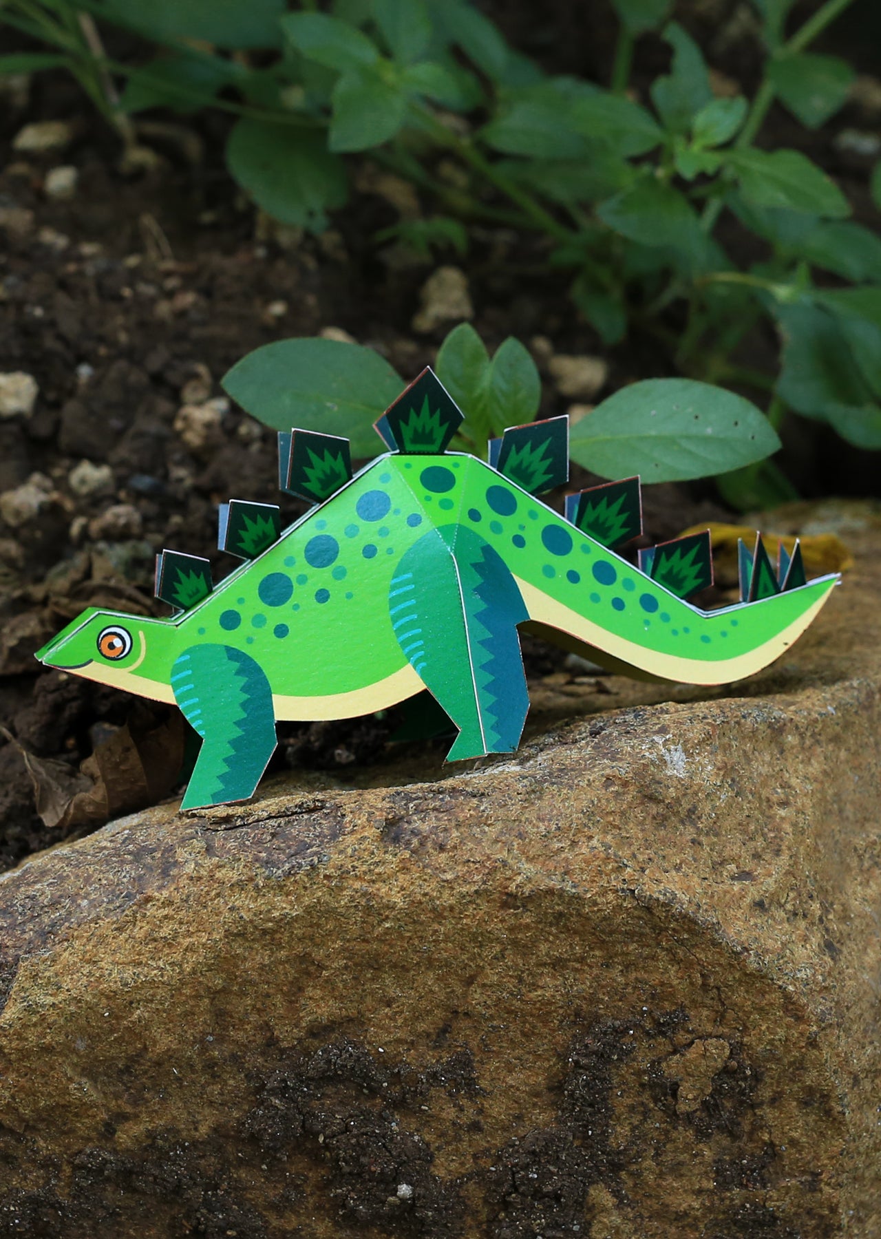 BOX SET of 6 DIY Mini Prehistoric Dinosaurs Paper Craft Kits