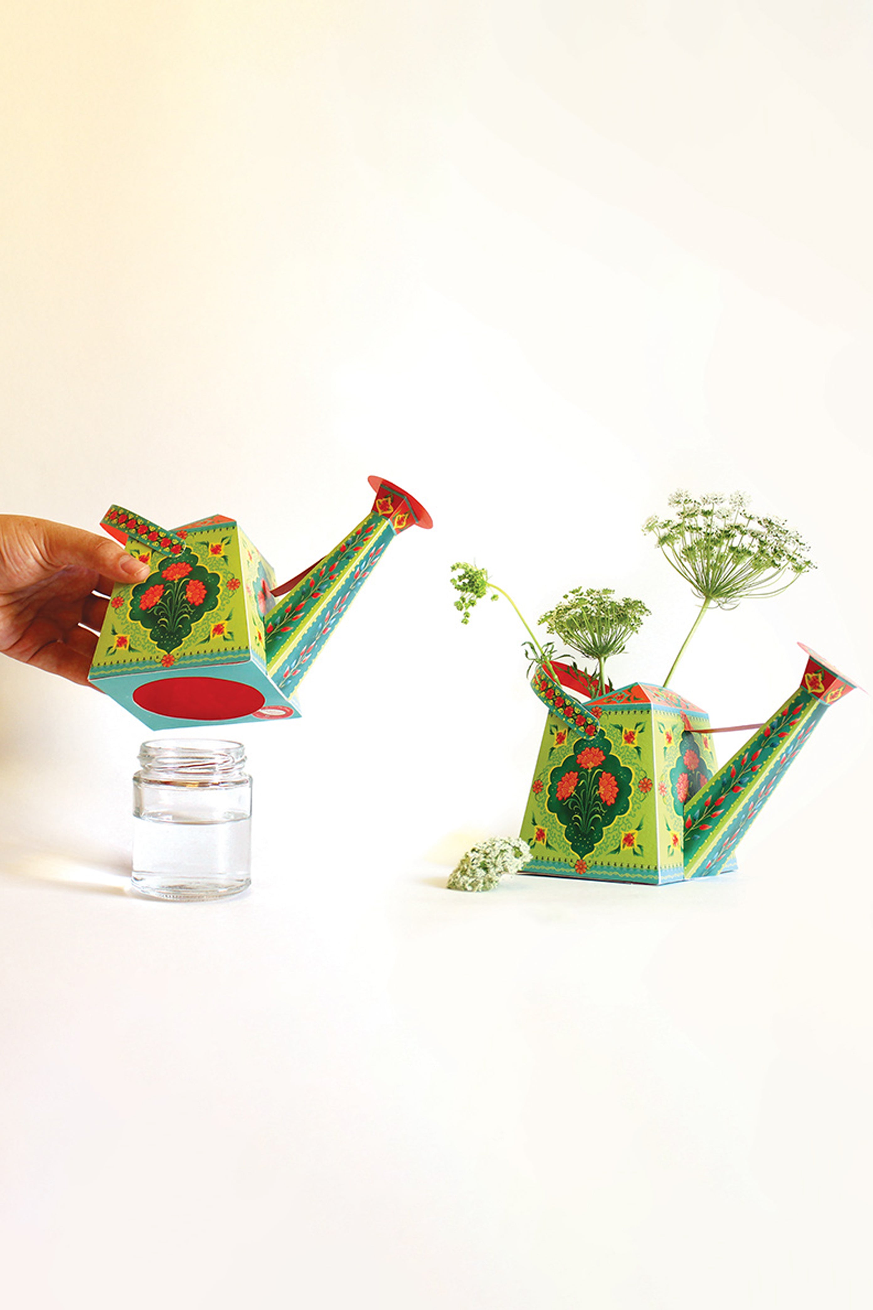 Watering Can Vase / Pen Holder DIY Paper Craft Kit