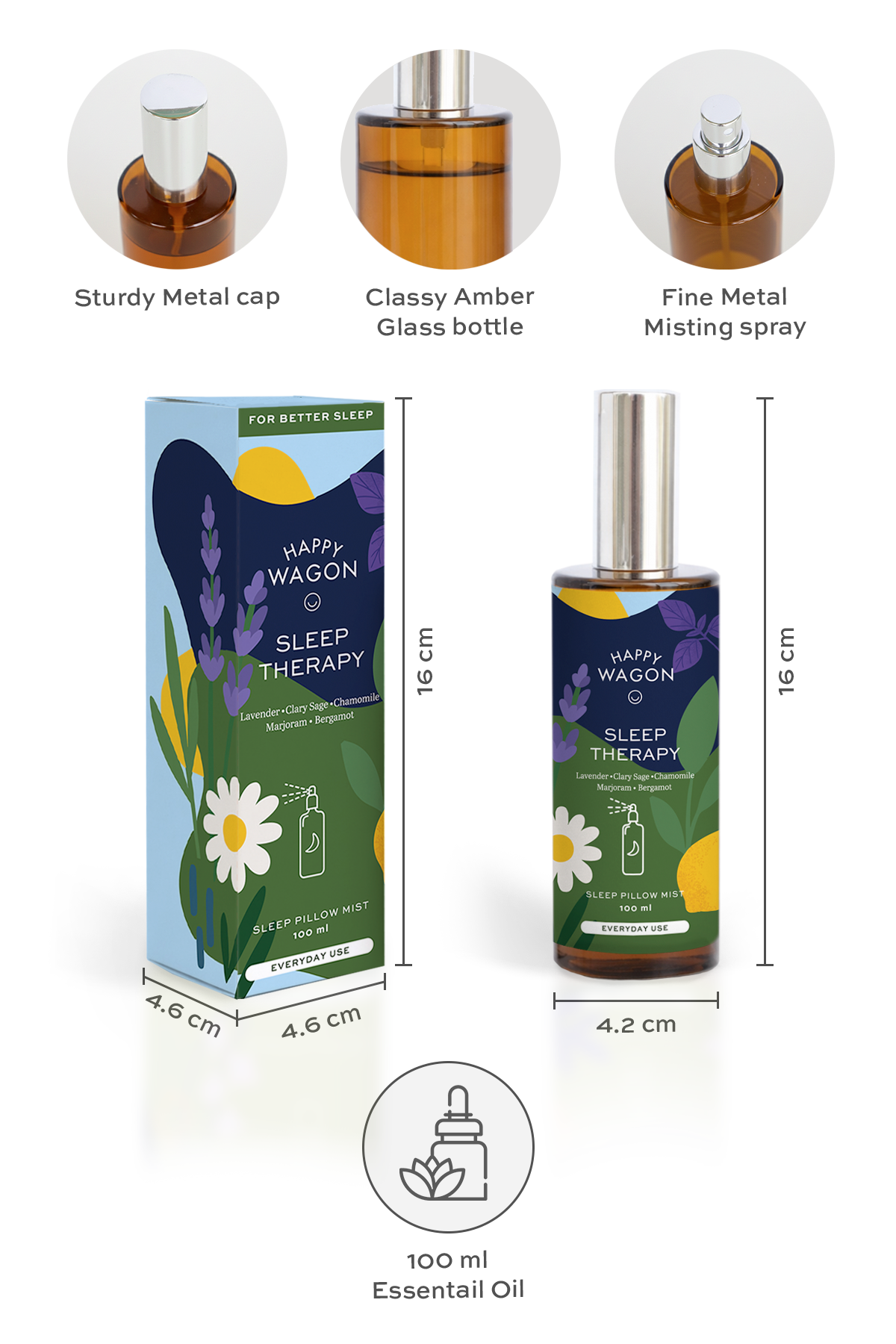 Sleep Therapy Sleep Inducing Pillow Mist