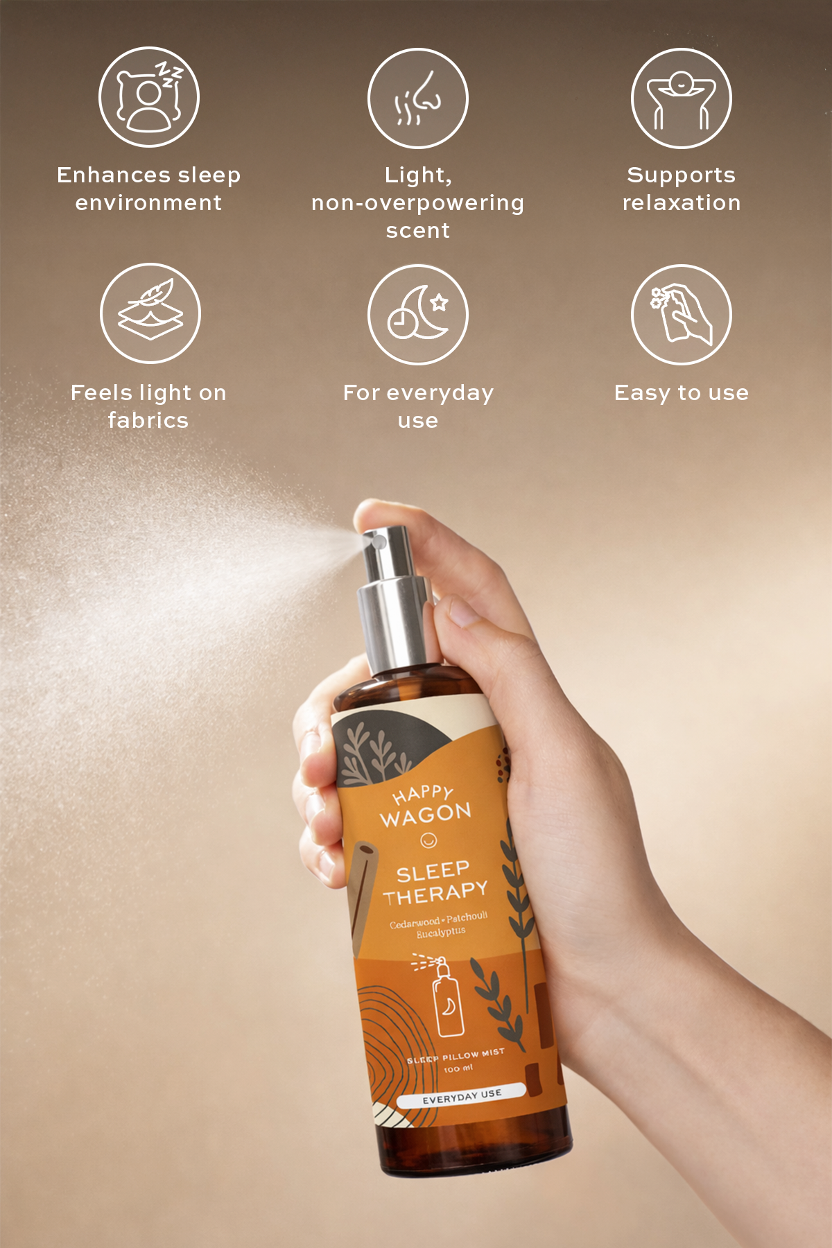Warm Woods Sleep Inducing Pillow Mist