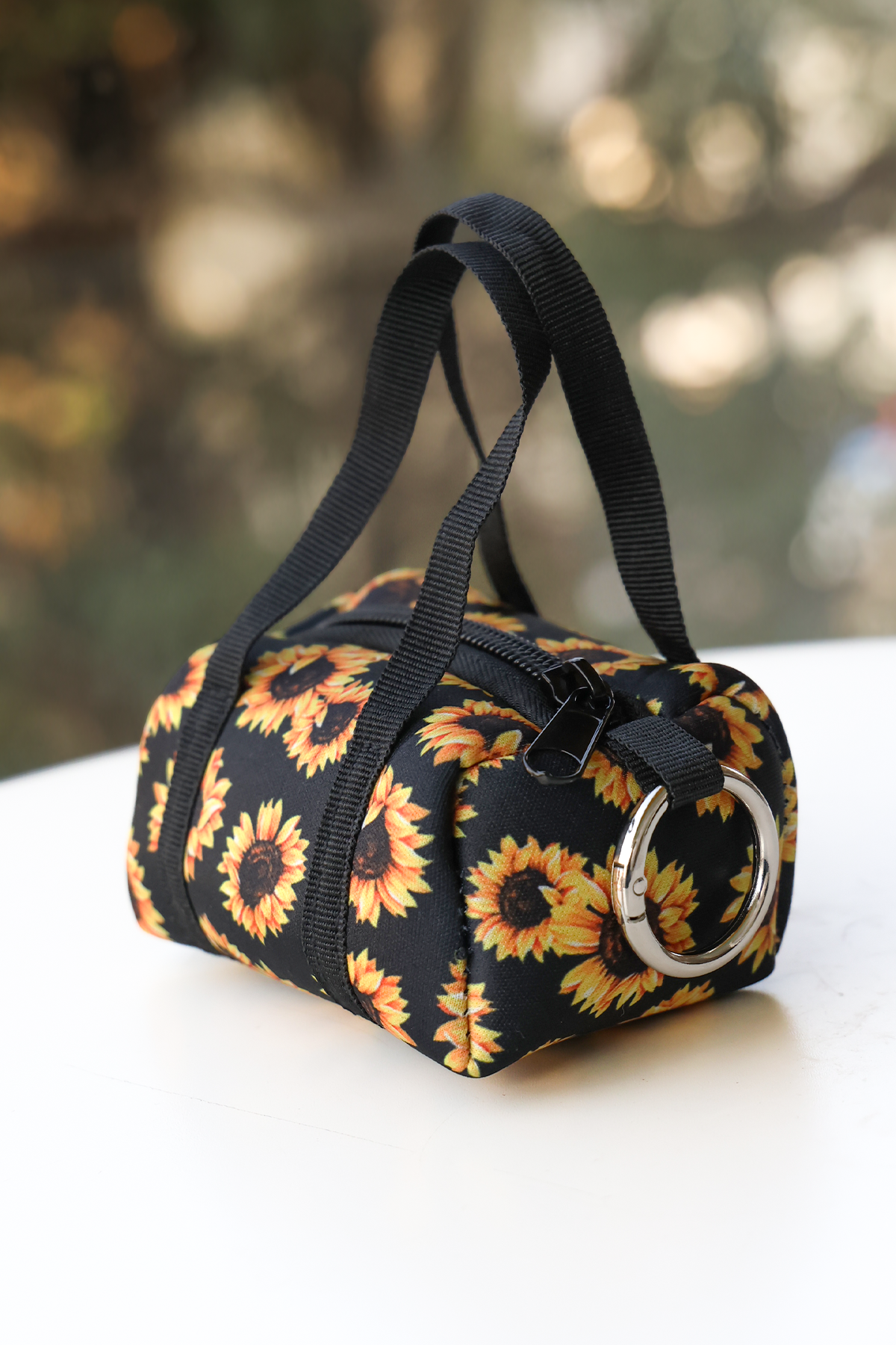 Sunflower Mini Duffle bag Charm