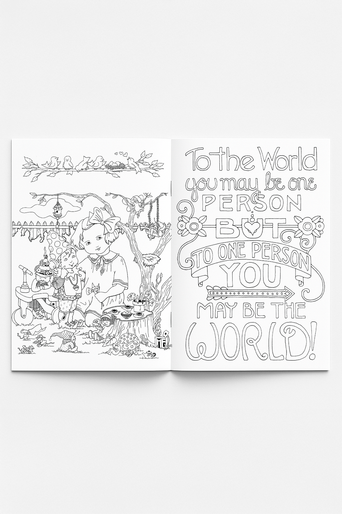 The Cute Colouring Book + Teeny Tiny Colouring Book