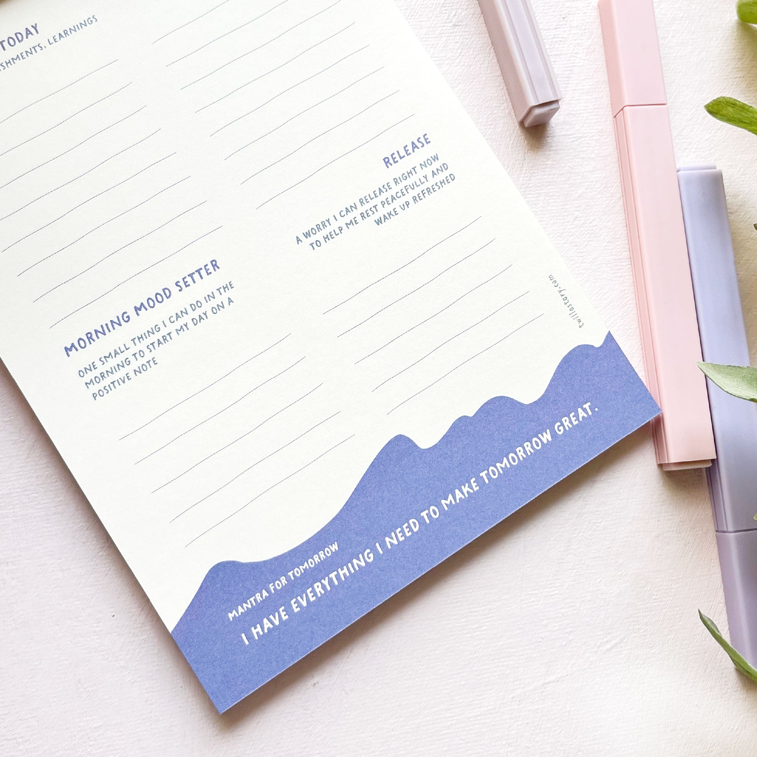 The Ultimate Mini Wellness Journal Pad Set