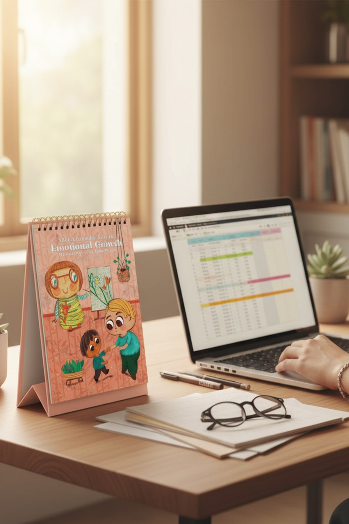 2026 Emotional Growth Desk Calendar