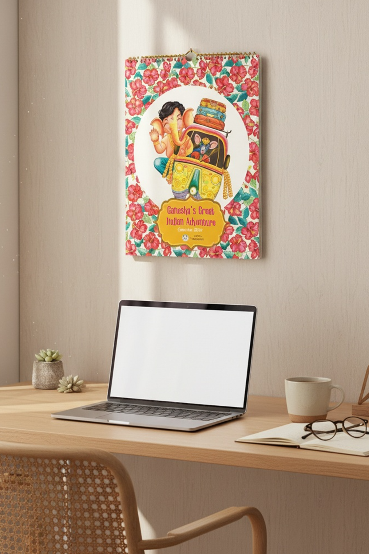 2026 Ganesha's Great Indian Adventure Wall Calendar