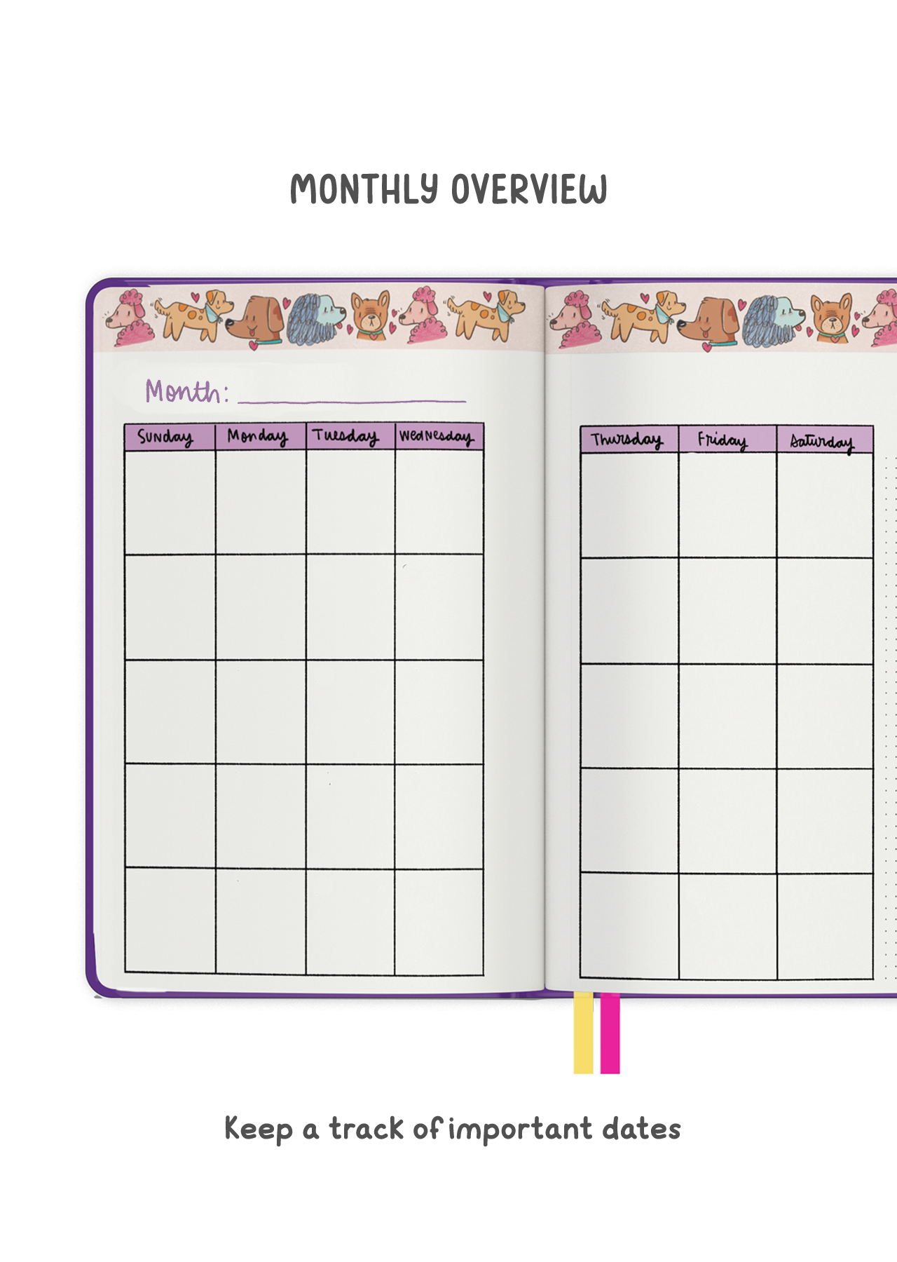 The Joy Undated Combo Yearly + Weekly Planner