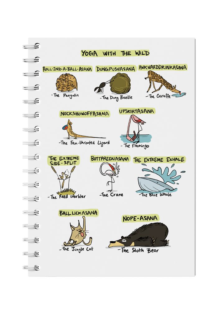 Yoga With The Wild Notebook
