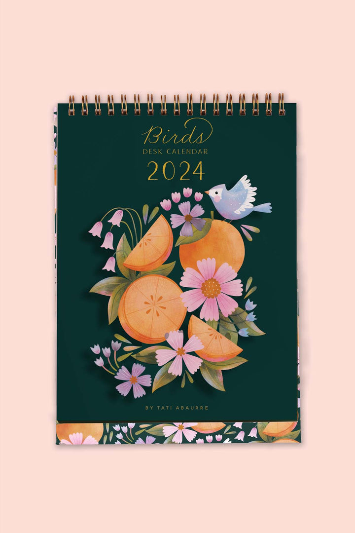 2024 Birds Desk Calendar