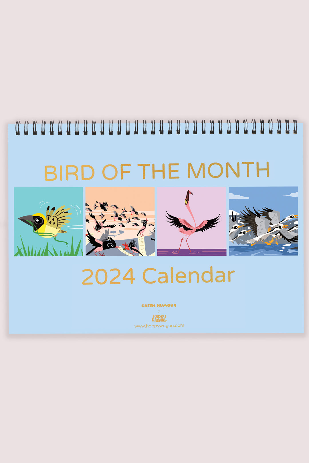 2024 Bird of the Month Large Desk Calendar