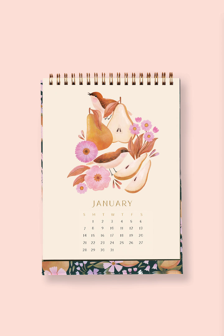 2024 Birds Desk Calendar