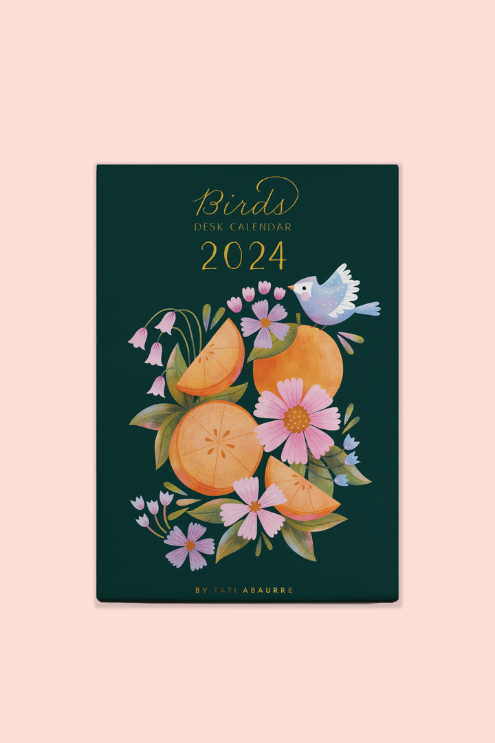 2024 Birds Desk Calendar
