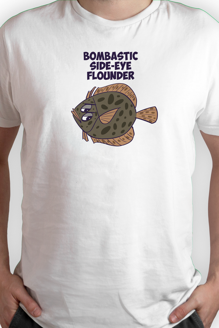 Bombastic Side-Eye Flounder T-Shirt