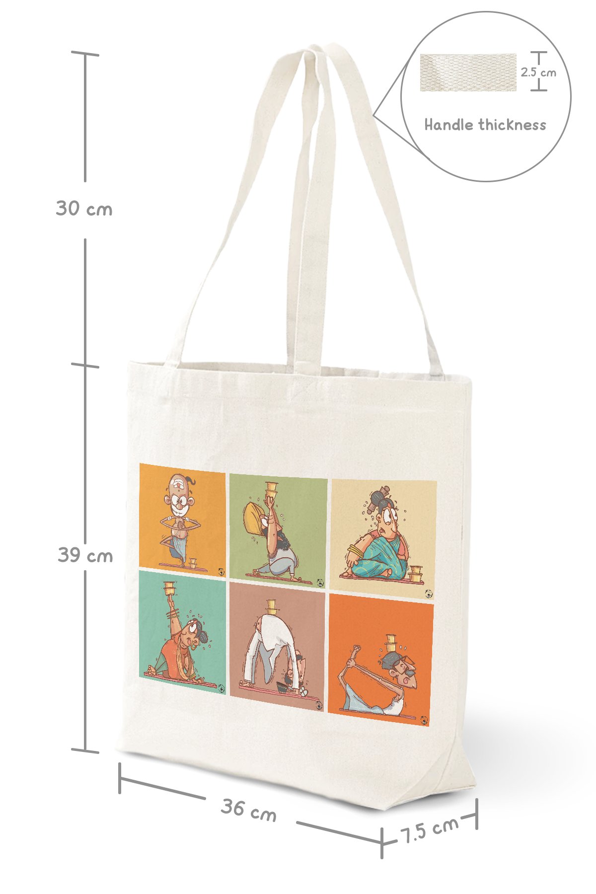Yoga Poses Tote Bag