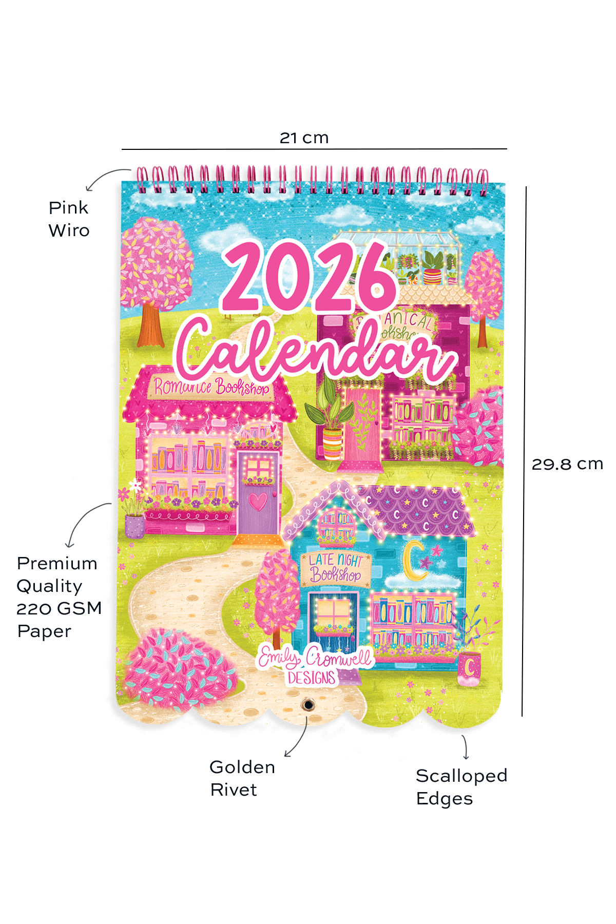 Emily Cromwell | 2026 Wall Calendar