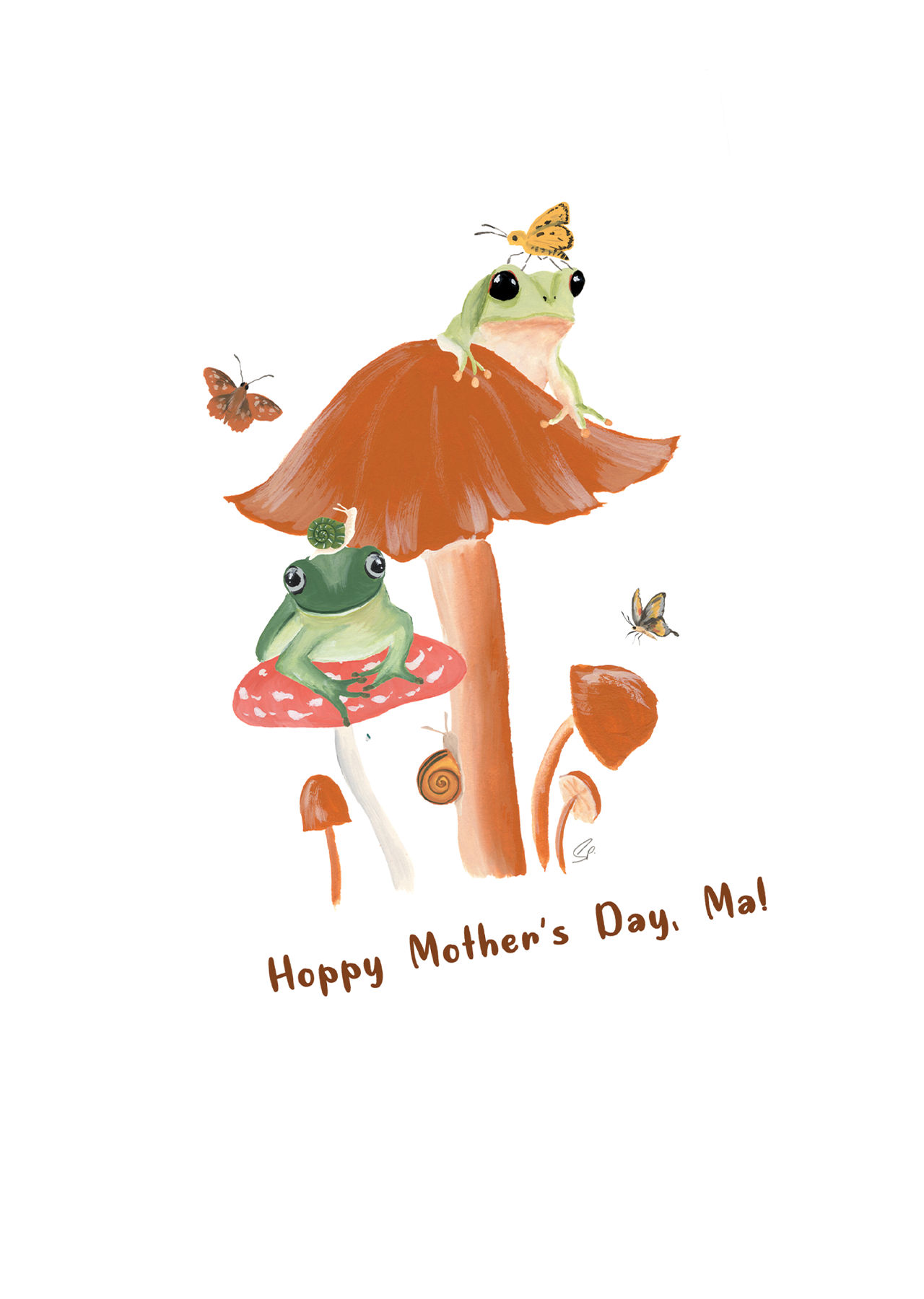 Hoppy Mother's Day Greeting Card