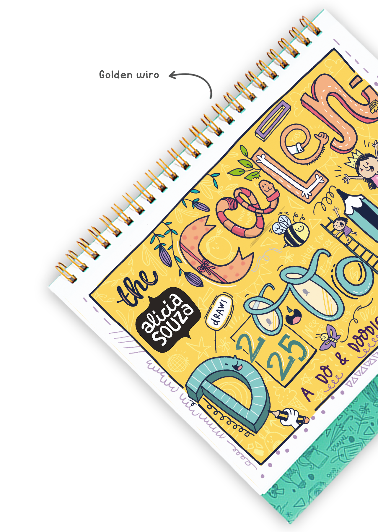 2025 Calendoodler Desk Calendar
