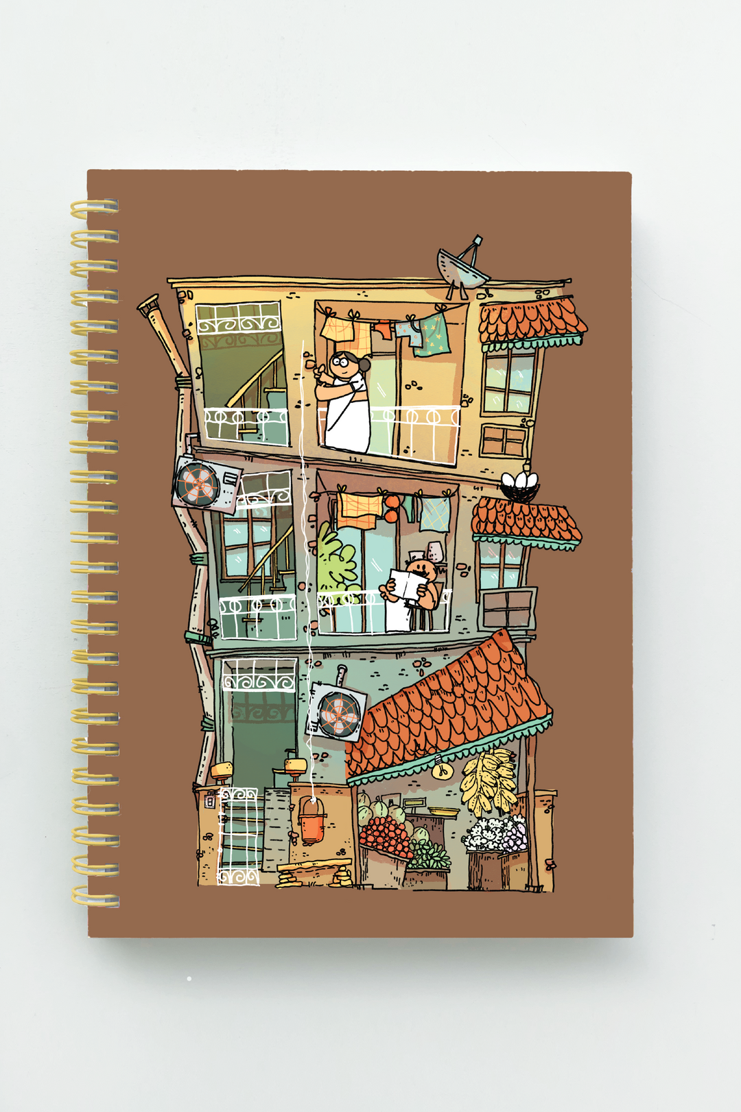 Neighborhood Nostalgia A5 Sketchbook