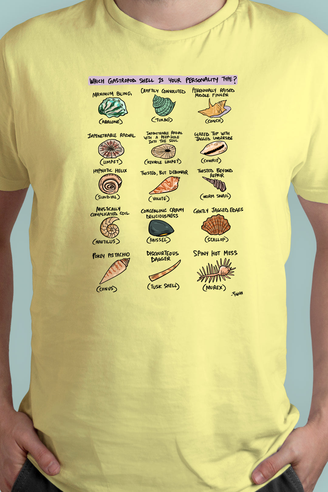 Gastropod Shell Tshirt