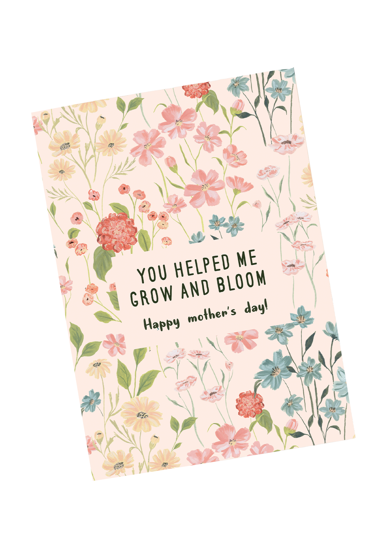 Grow and Bloom Greeting Card