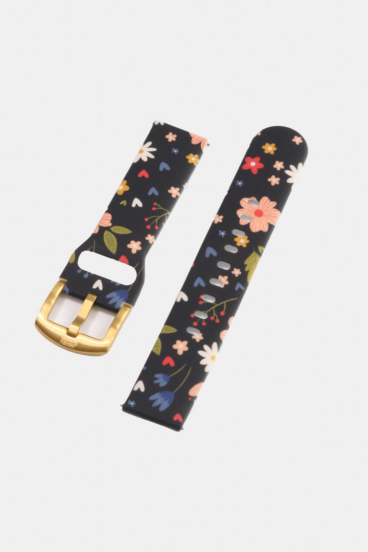 Happy Bloom 20mm Watch Strap with Gold Pin Buckle