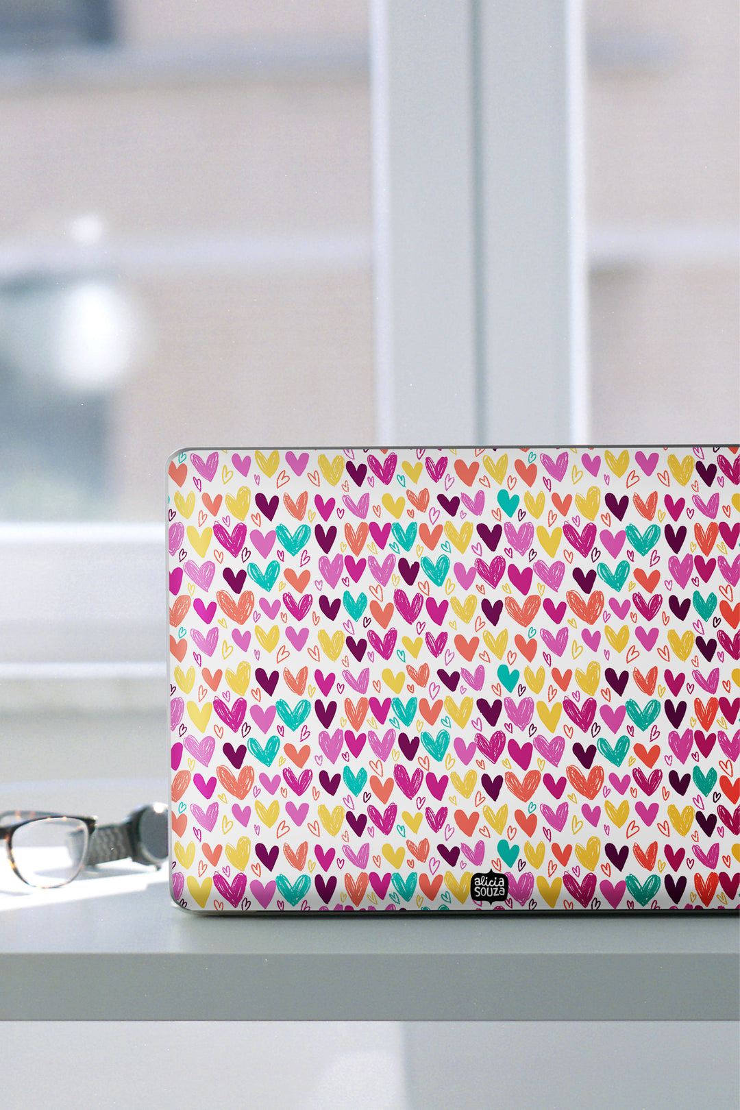 Hearts & Hearts Laptop Skin