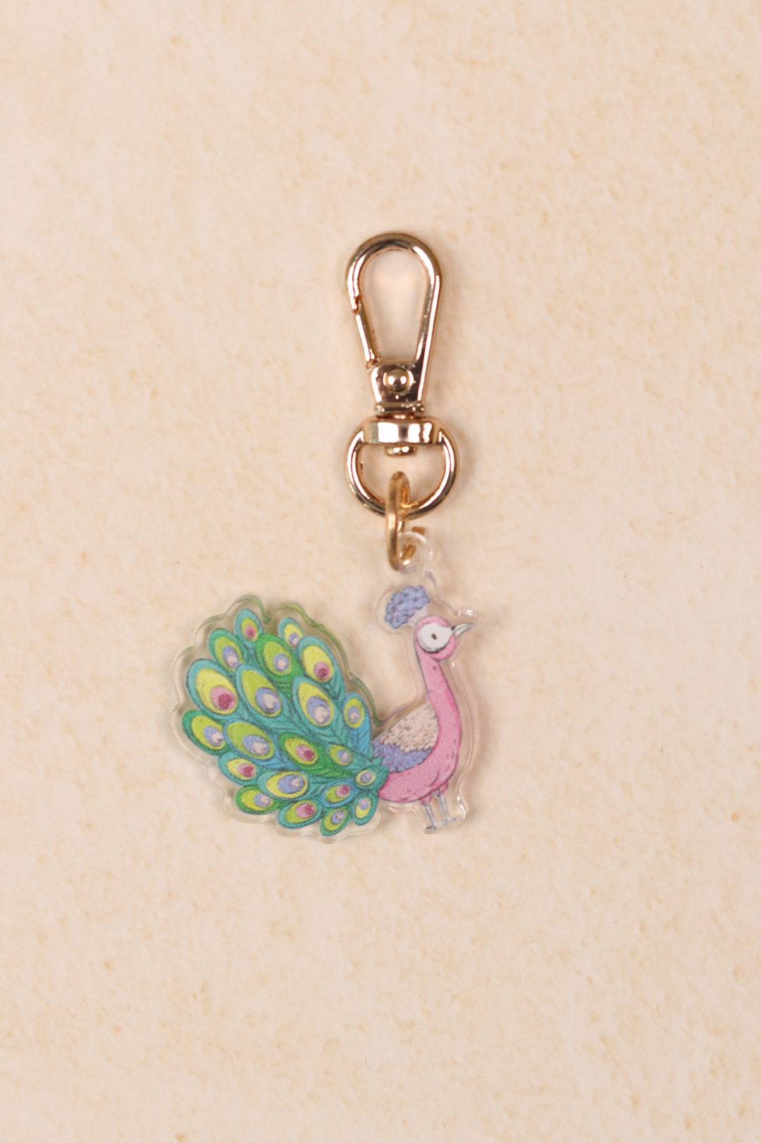 Set of Devinity & Peacock Keychain