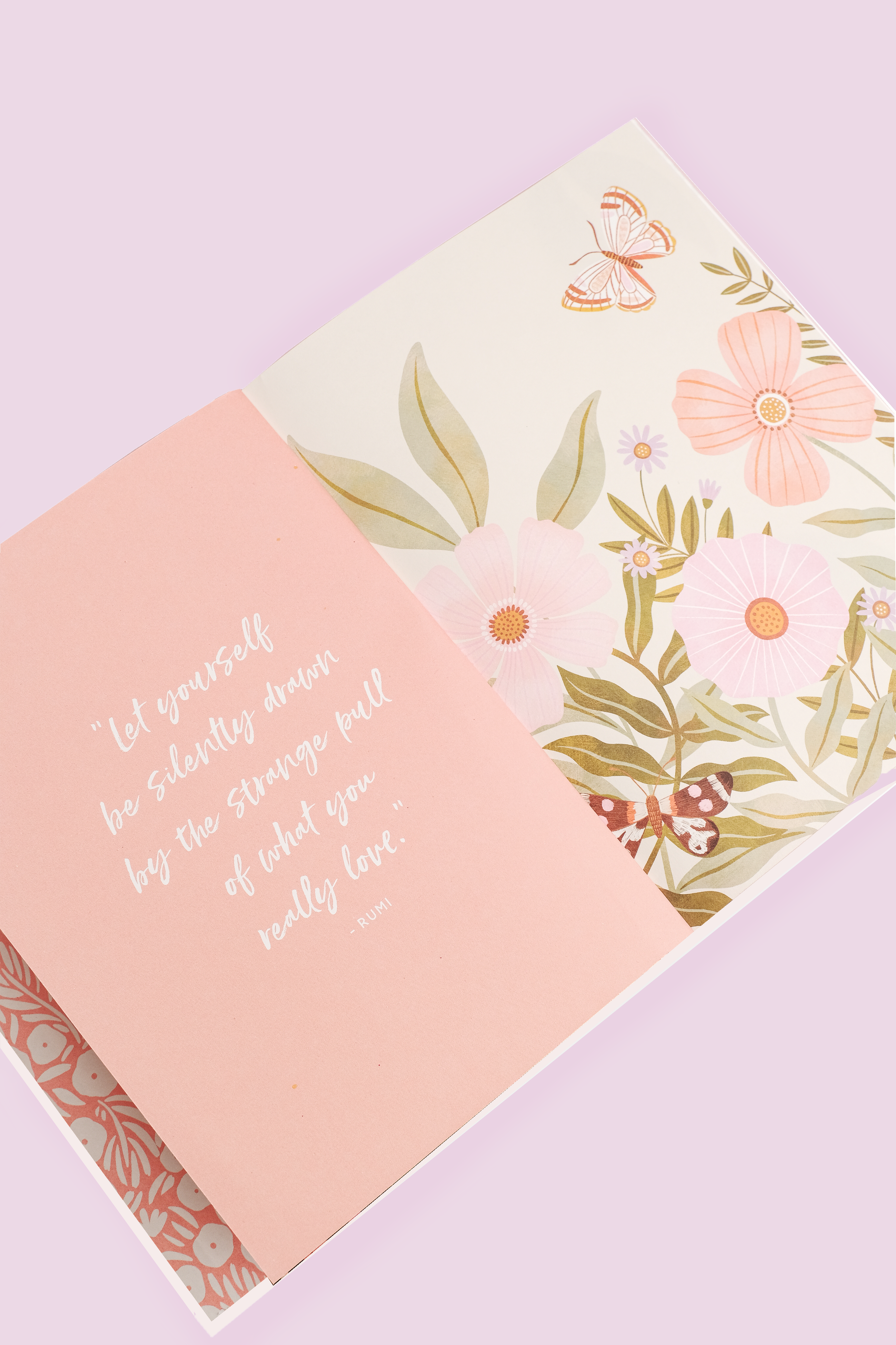 Orange Garden Hardbound Undated Planner