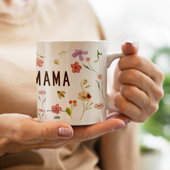 Mama With Florals  Mug