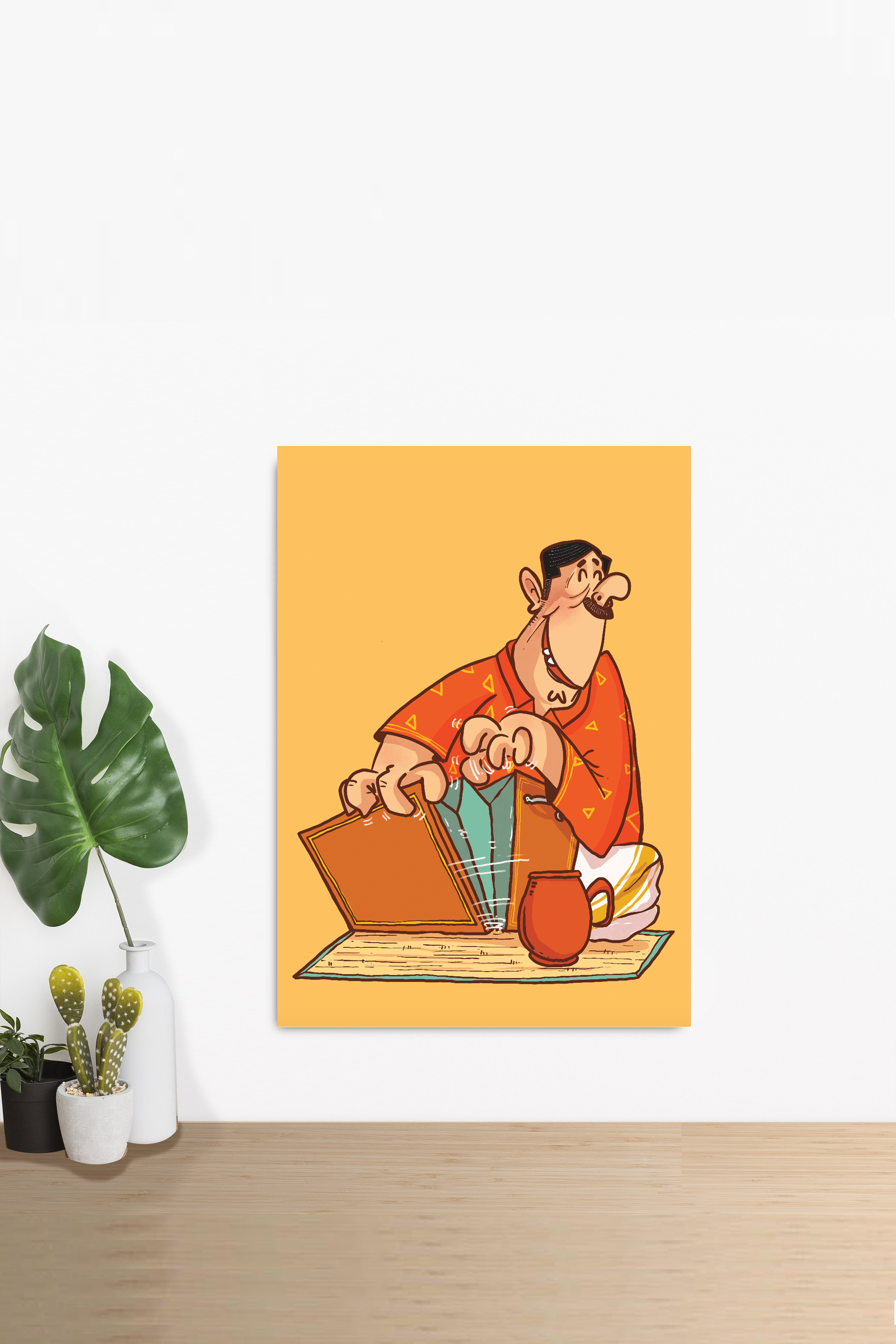 Raga Rebels - Set of 6 Wall Arts