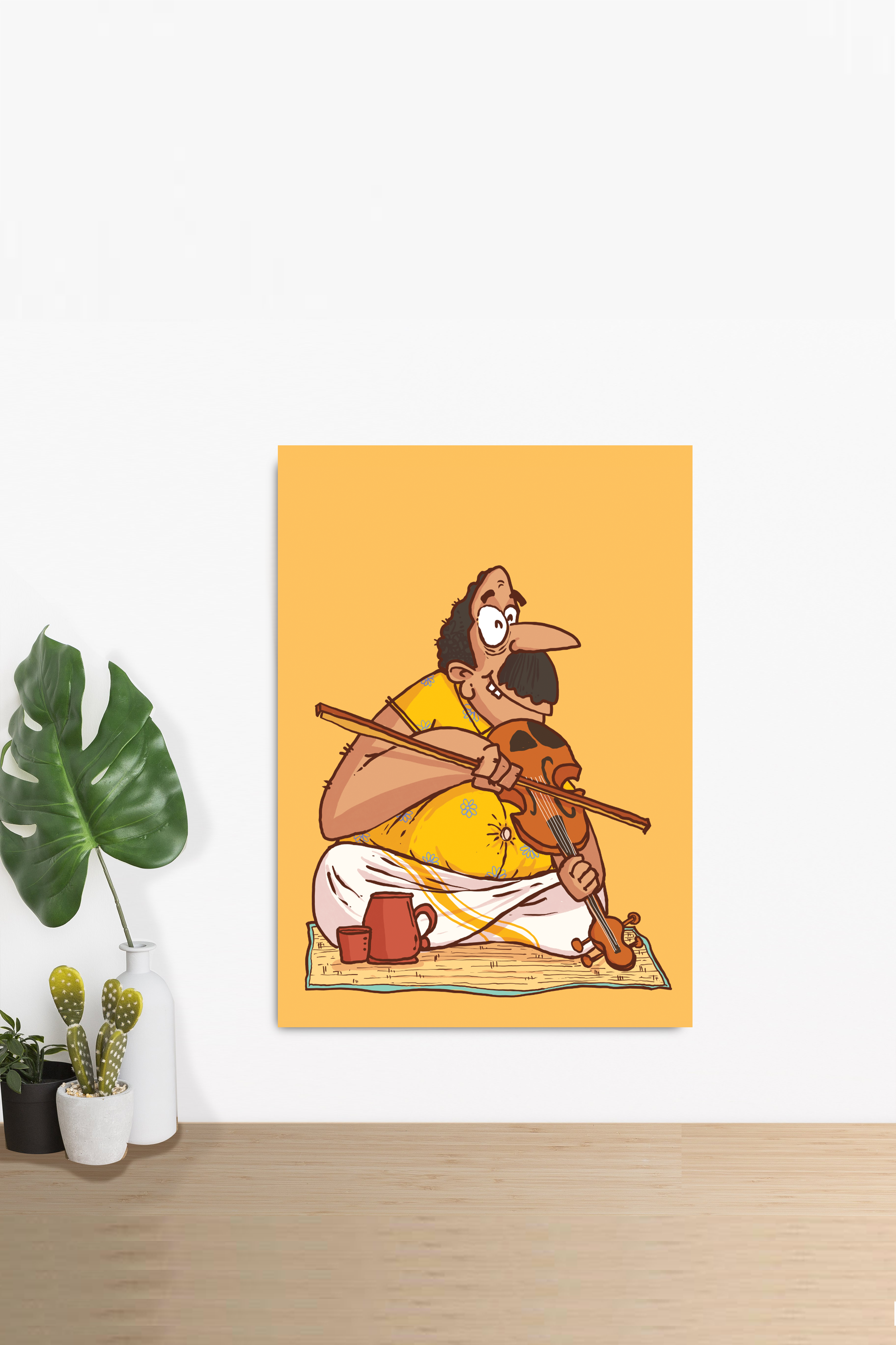 Violin Raga Rebel Wall Art
