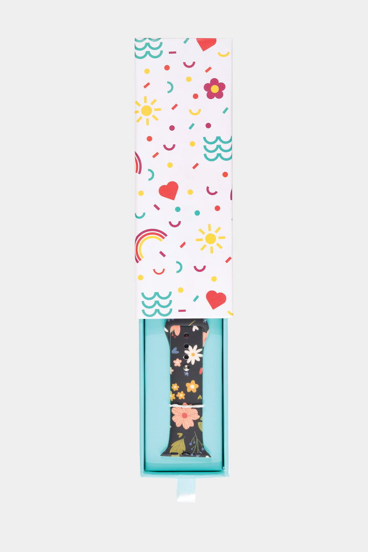 Happy Bloom 22mm Watch Strap with Push Button