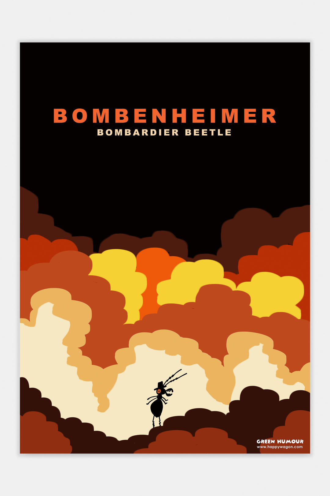Bombenheimer Bombardier Beetle Non Tearable Poster