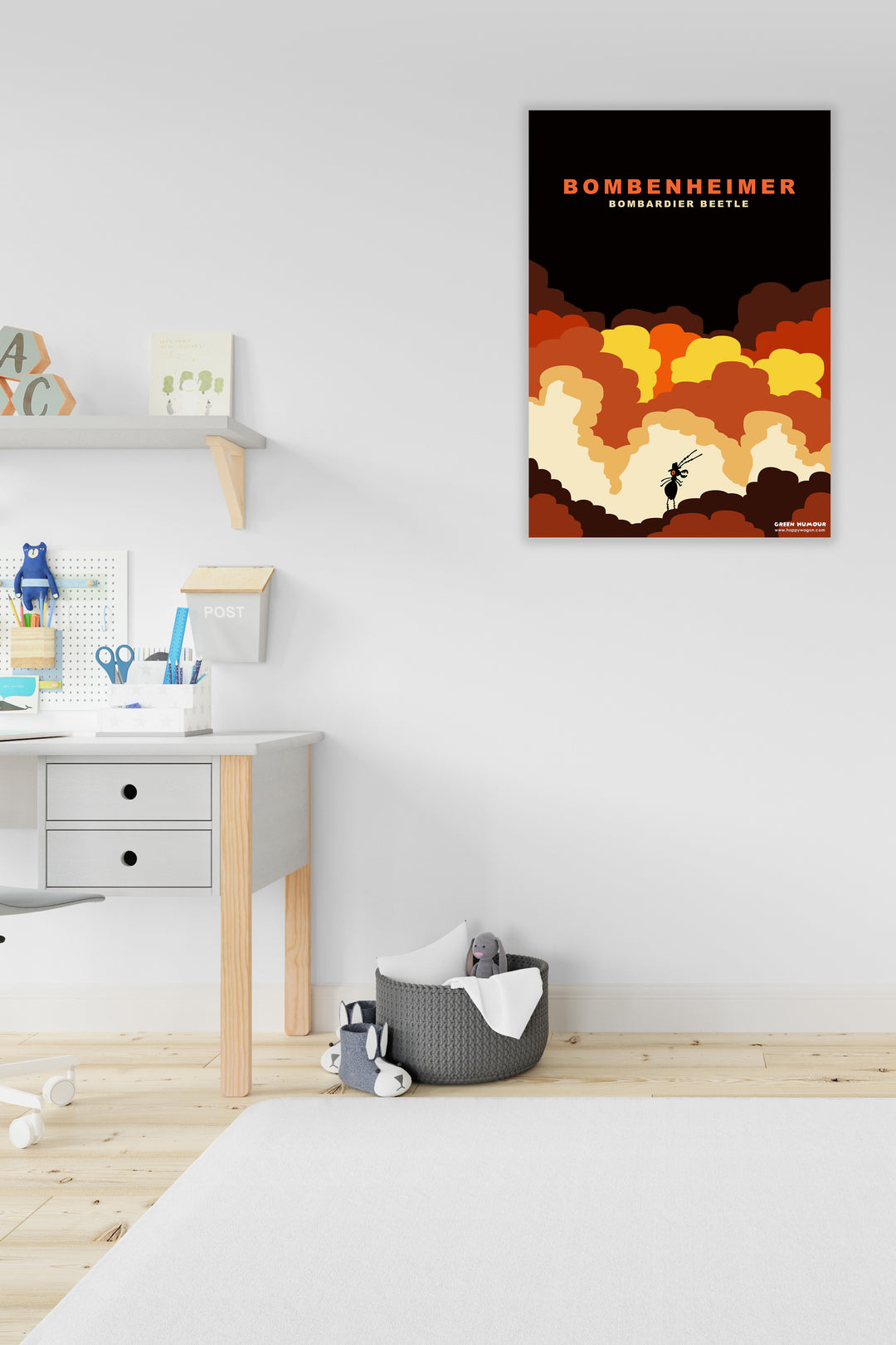 Bombenheimer Bombardier Beetle Non Tearable Poster