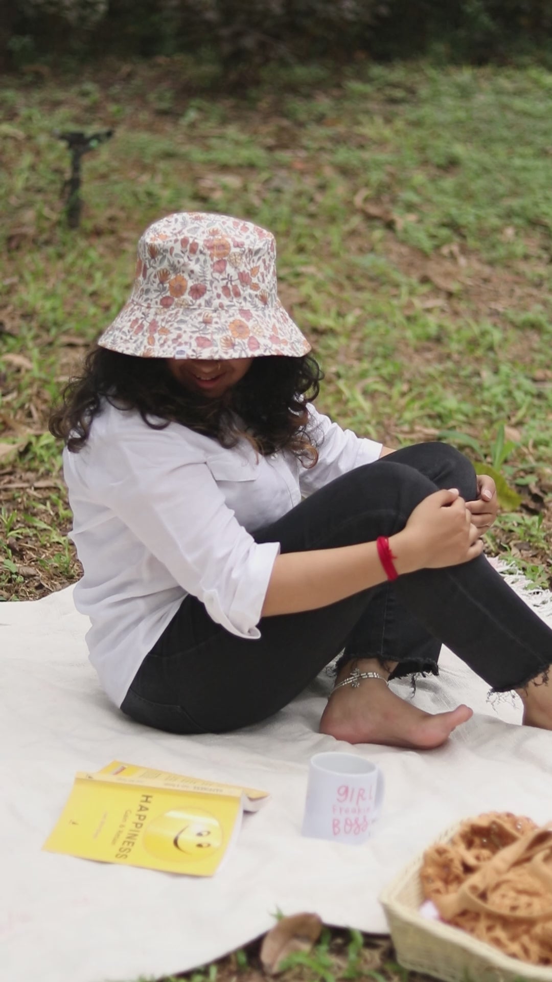 Floral Reversible Bucket Hat