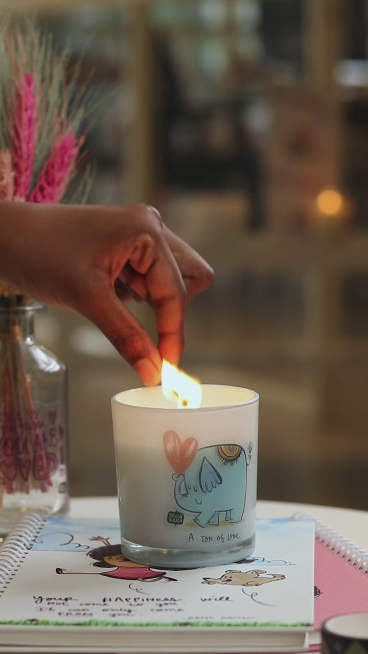 Elephant Heart Scented Candle