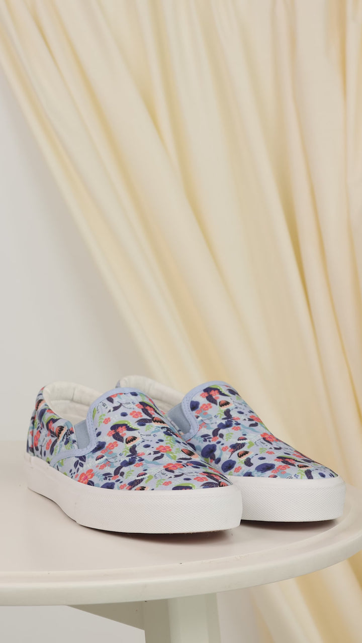 Blue Bloom | Slip In Shoes