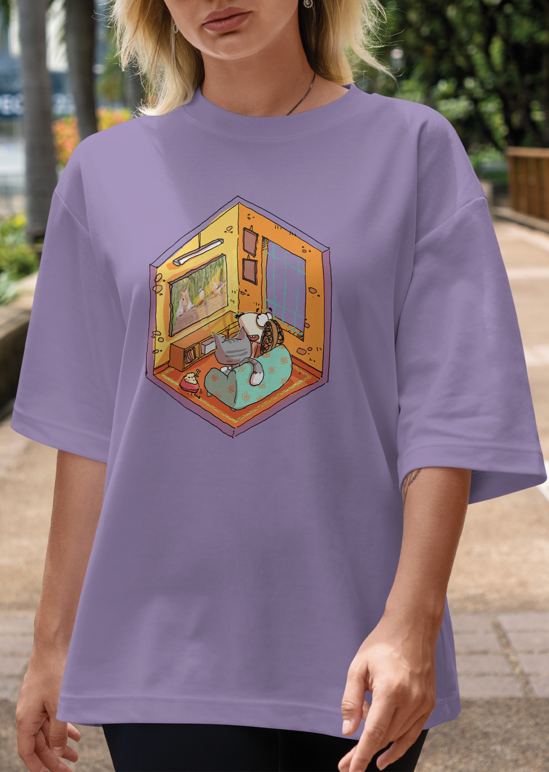 Cozy Gamer Oversized T-shirt
