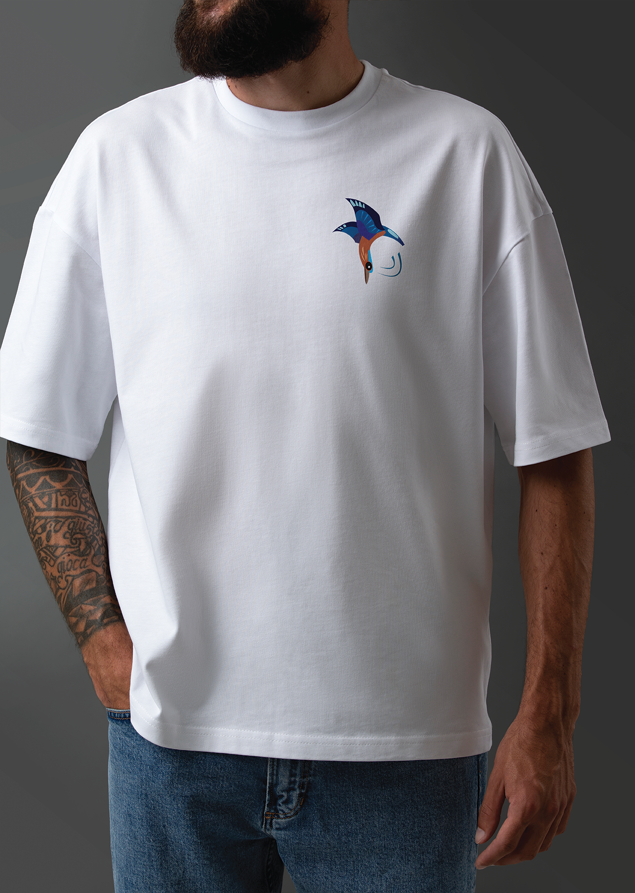 Indian Roller (That’s how I roll baby!) Oversized T-shirt