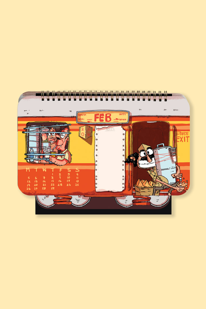 2024 The Great Indian Railway Desk Calendar