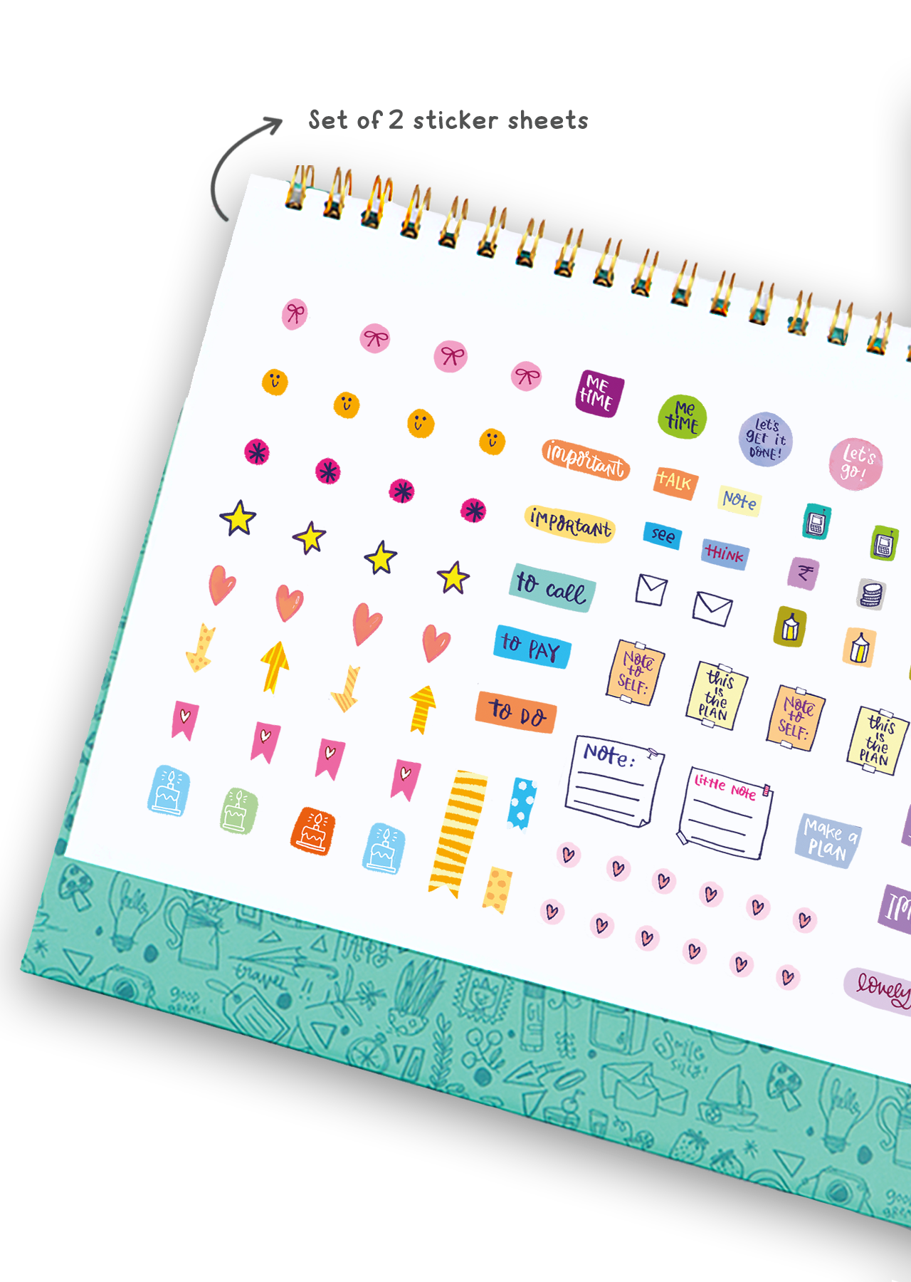 2025 Calendoodler Desk Calendar
