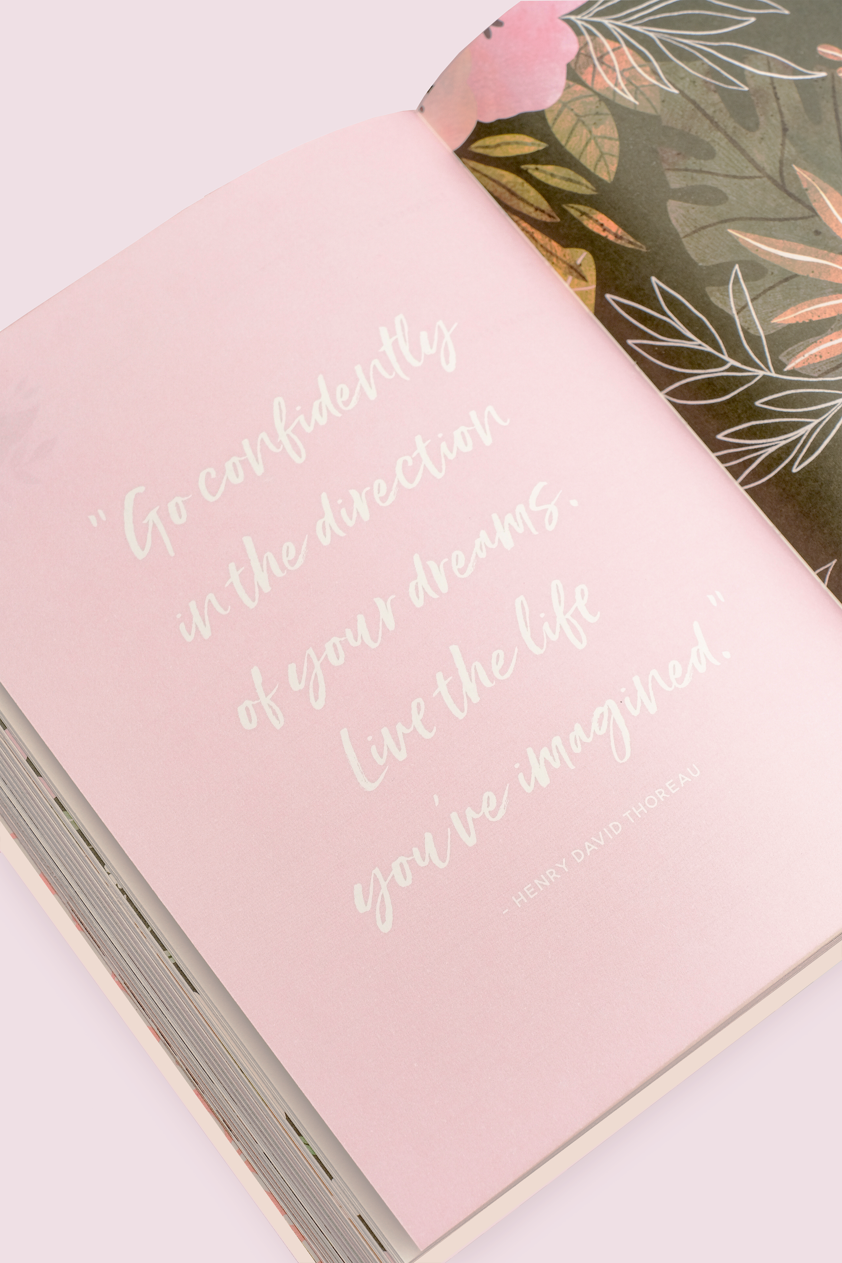 Orange Garden Hardbound Undated Planner