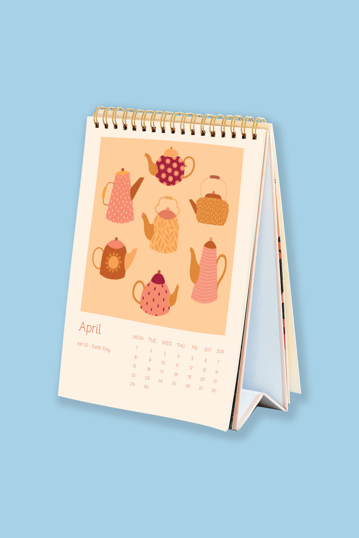 2024 Tea Party Desk Calendar